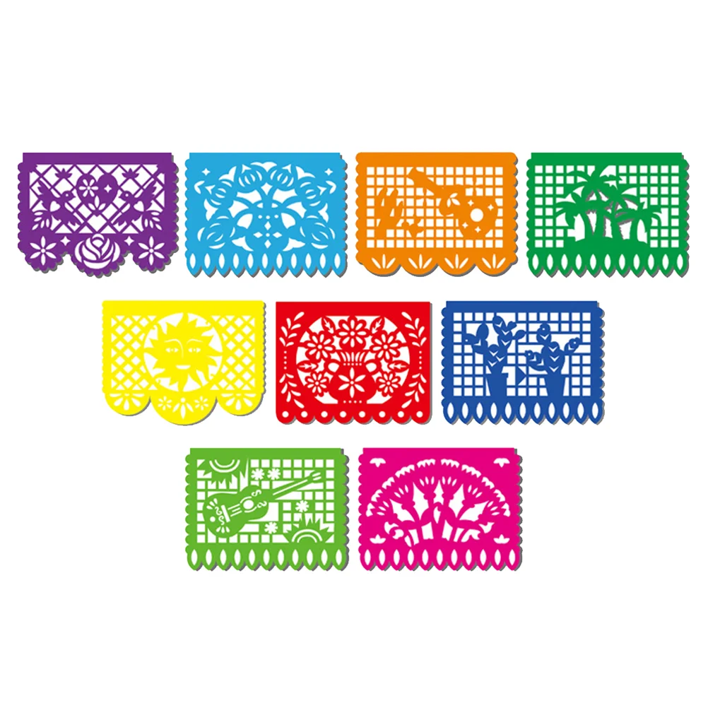 

Party Picado Papel Banner Mexican Fiesta Garland Day The Deaddecorations Decor Banners Paper Mexicana Decoration Flowers