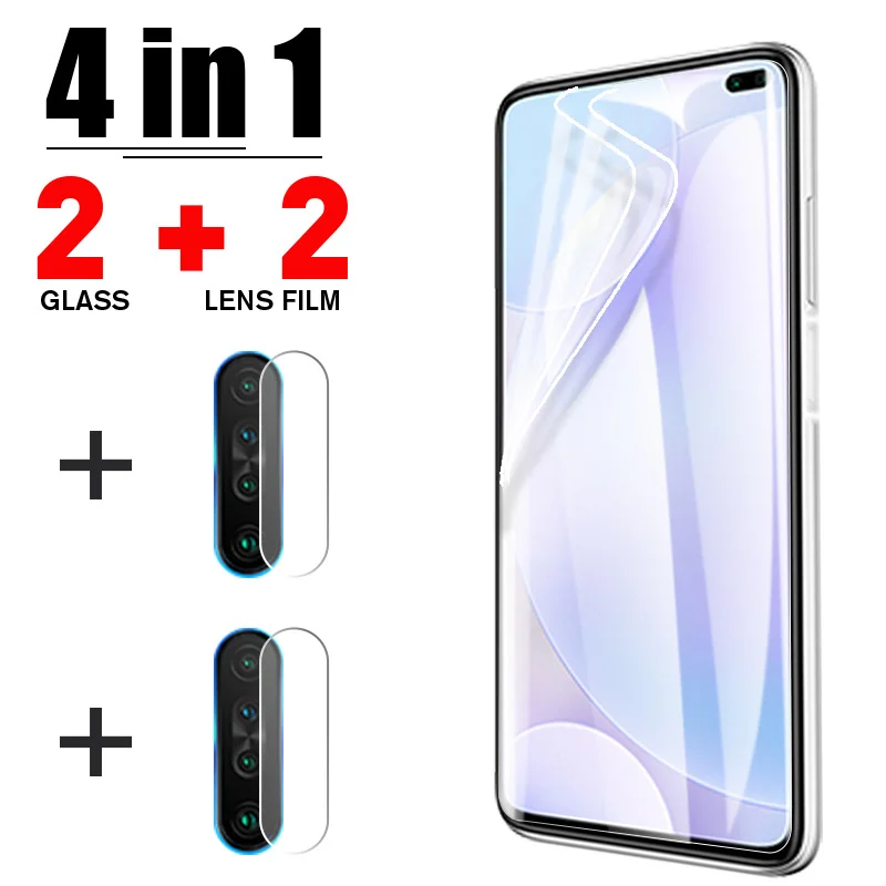 

Гидрогелевое защитное стекло 4 в 1 для Redmi Note 10 Pro 10S 10T 9 9S 9T 9 Pro Max, защитная пленка для экрана Redmi 8 8A 9AT 9C 9T K40
