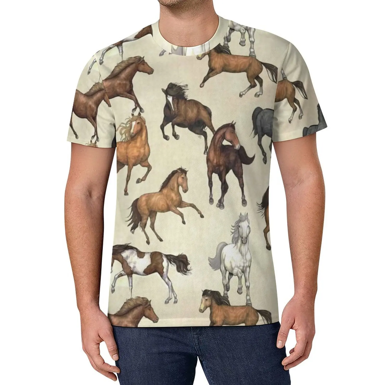 

Забавная футболка с изображением лошадей и забавных лошадей, размеры 4XL, 5XL, 6XL