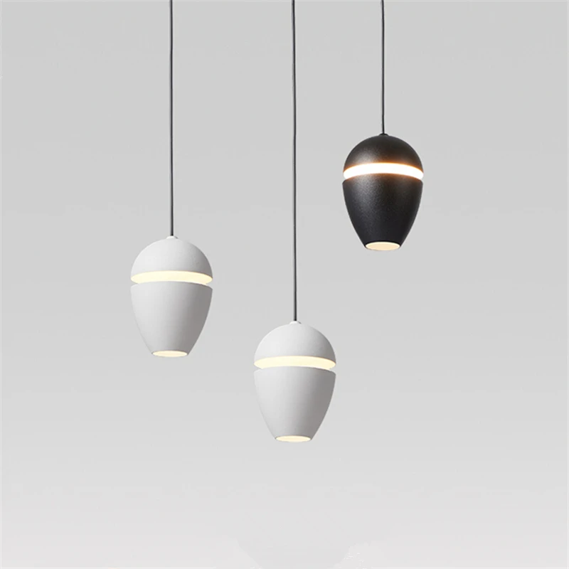 

Bedroom bedside dining bar living room chandelier led modern minimalist chandelier light minimalist drop ball single head