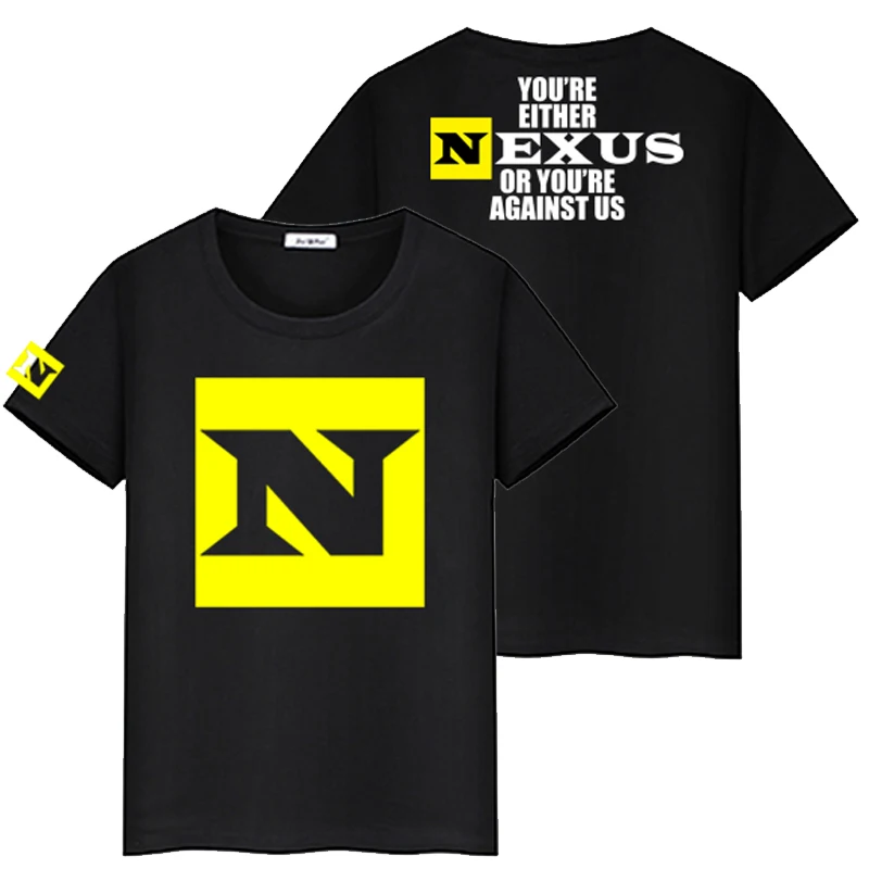 

The NEXUS Wade Barrett T-Shirt Bad News Barrett We Are One Pro Wrestling Summer Men Cotton Short Sleeve t shirt