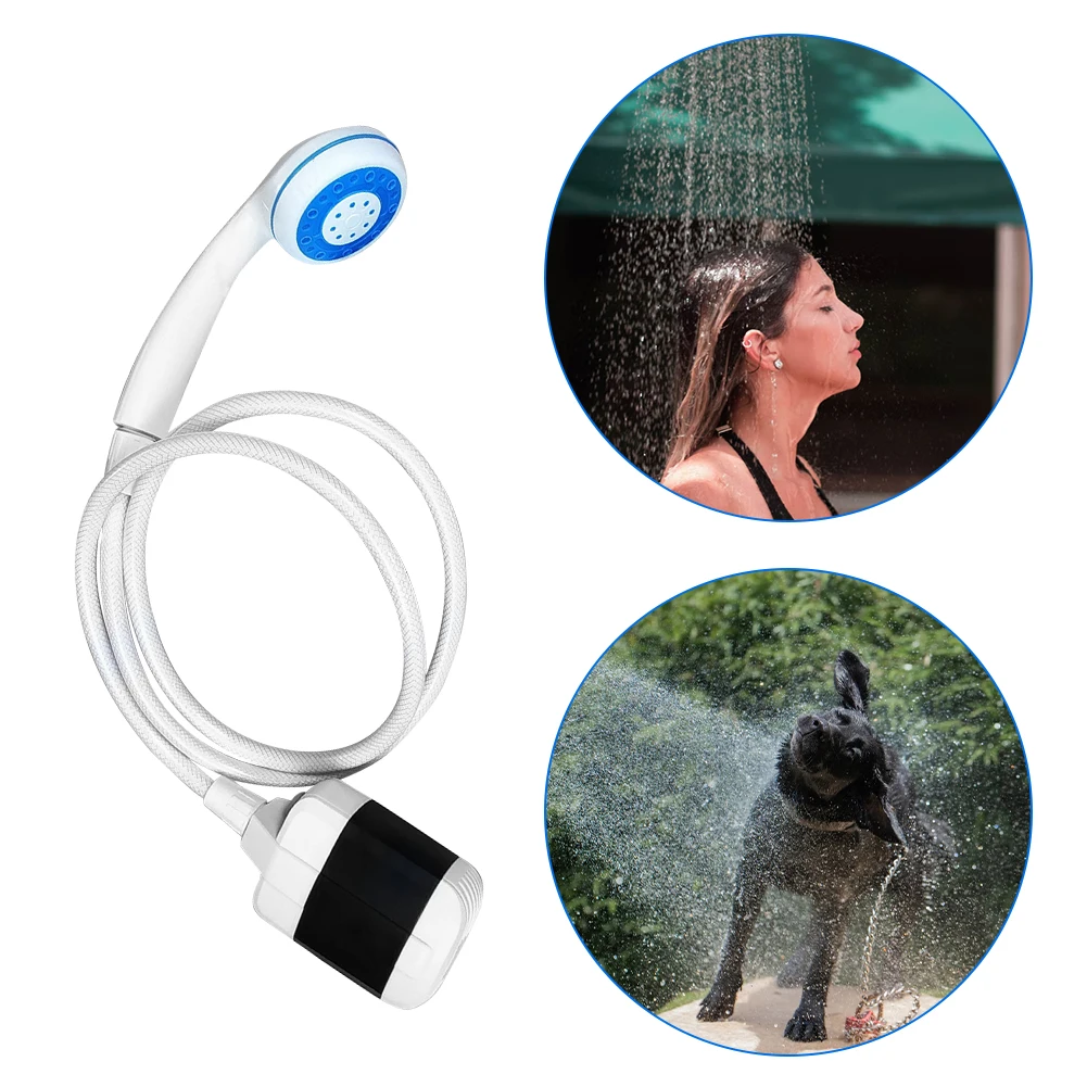 

ABS USB Rechargeable For Camping Hanging Portable Shower With Filter Watering
