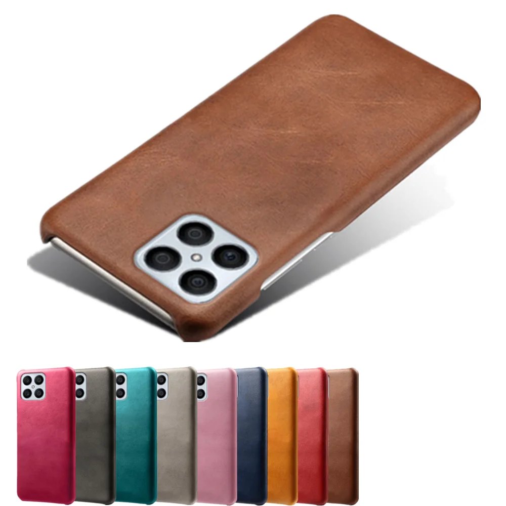 

For Honor X8 Case Honor X8 X9 50 Lite Pro 9X Lite Luxury PU Leather Cover For Honor X8 10 10i 20 20s Slim PC Phone Coque Funda