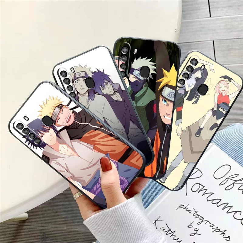 

Japan NARUTO Anime Phone Case For Samsung Galaxy S8 S8 PLus S9 S9 Plus S10 S10E S10 Lite 5G Plus Funda Liquid Silicon Back