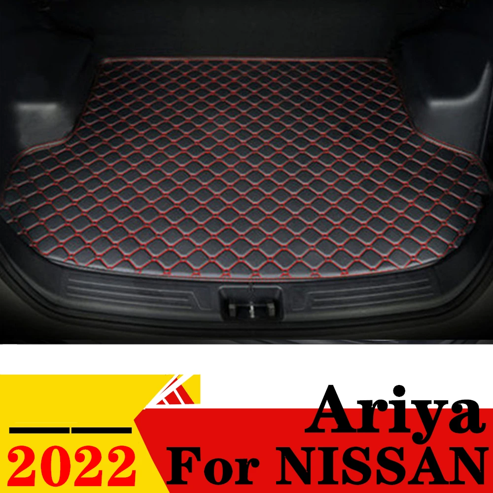 Коврик в багажник автомобиля для NISSAN Ariya 2022 плоский боковой задний защитный