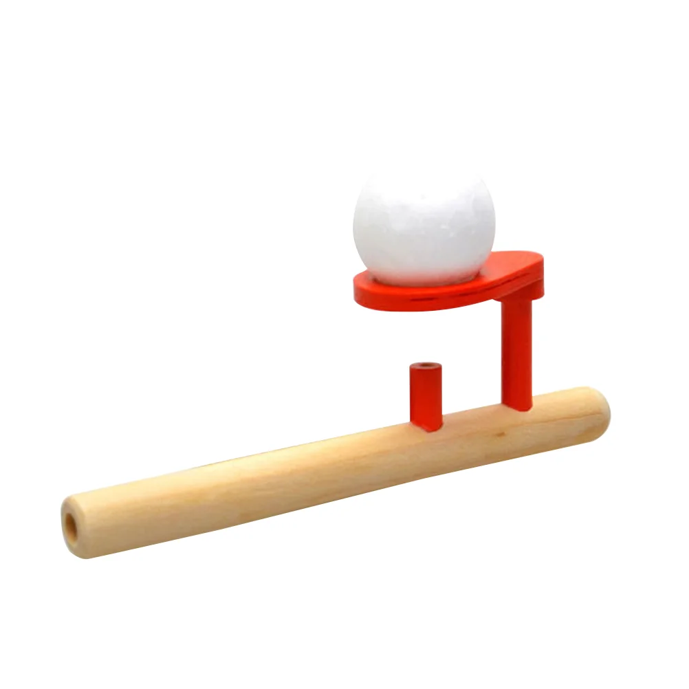 

2pcs Floating Blow Pipe Balls Wooden Blowing Game Blowing Toys Educational for Kids Boys