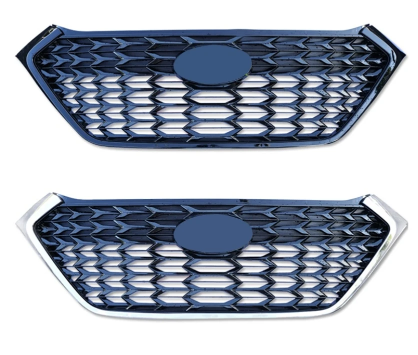 

Подходит для Hyundai Tucson 2015-2018 высококачественный хромированный передний бампер радиатор решетка радиатора 1 шт.
