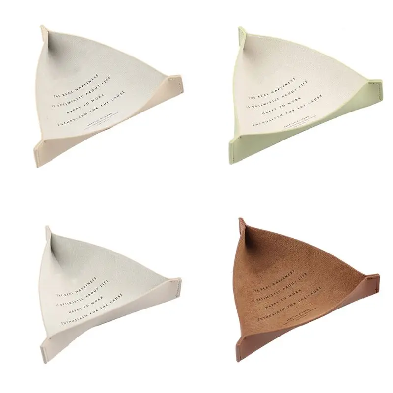 

Leather Folding for TRIANGLE Box Storage Data Box Tray Holder For DnD RPG T