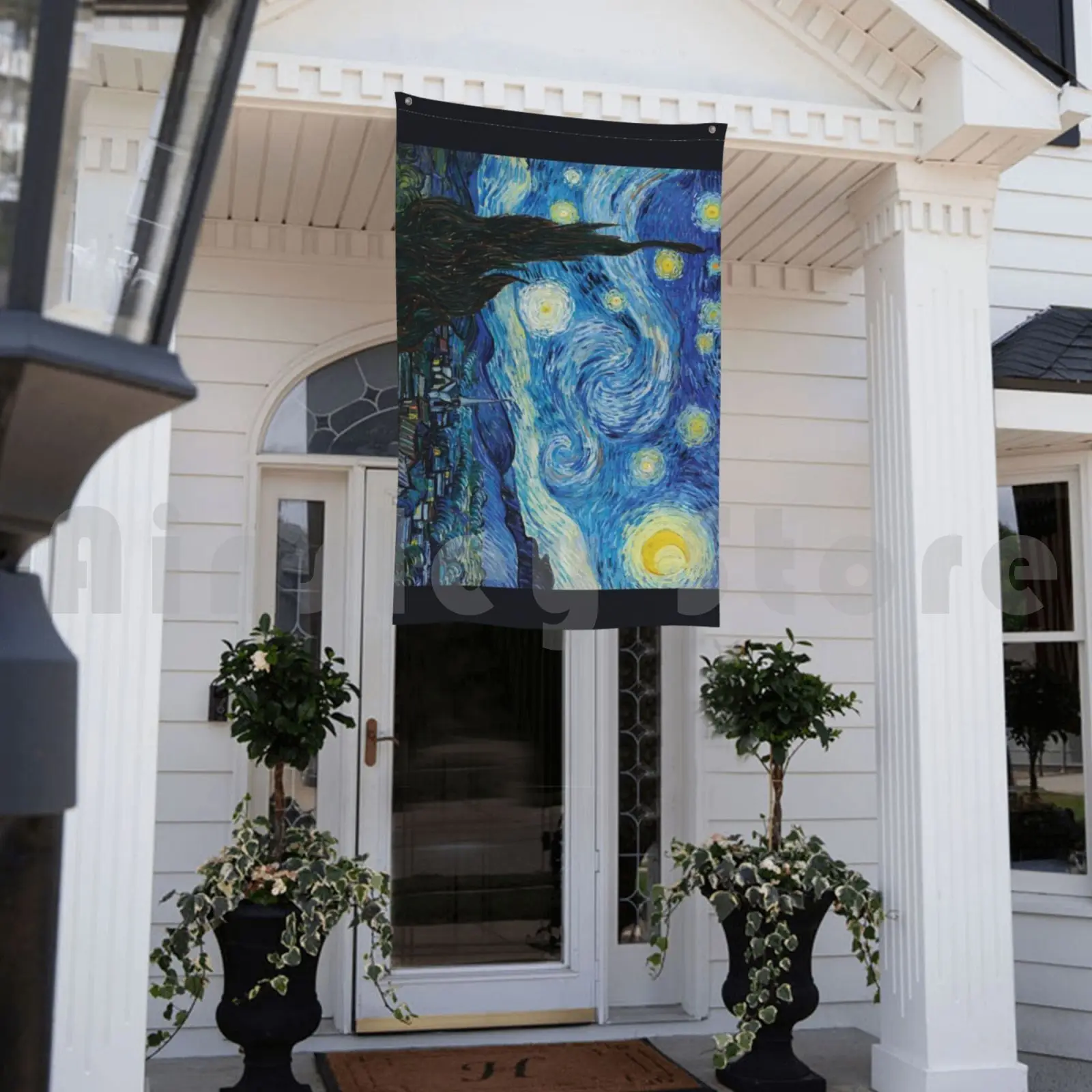 Звездная ночь от Винсента Ван Гога наружный декор флаг автомобиля 514 звездная
