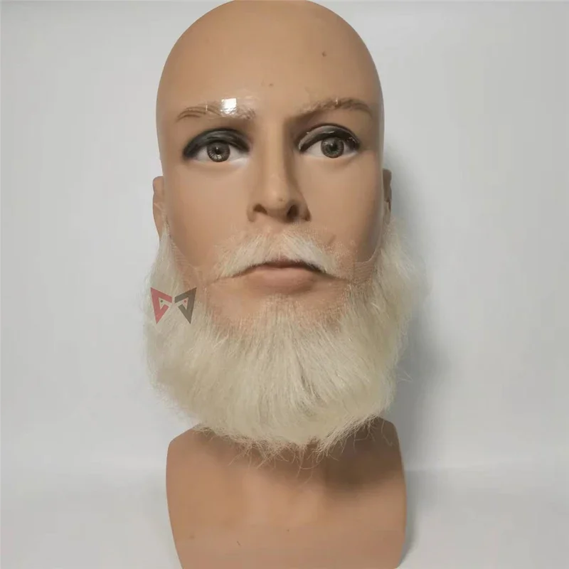 Аниме аксессуары для косплея борода коричневый черный белый усы реквизит