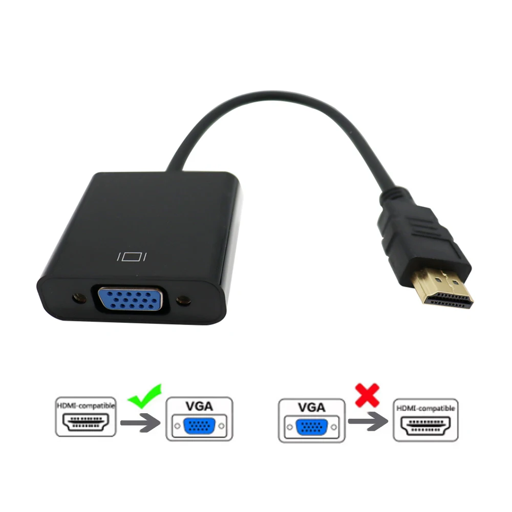 HDMI-совместимый адаптер VGA HD 1080P фотокабель для Xbox PS4 PC TV Box проектора - купить по