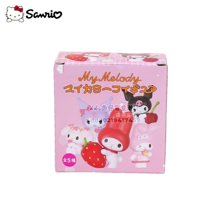 

Kawaii Sanrio Аниме периферийные аксессуары My Melody Kuromi кукла милая мультяшная ручная работа маленькое украшение сюрприз маленький подарок