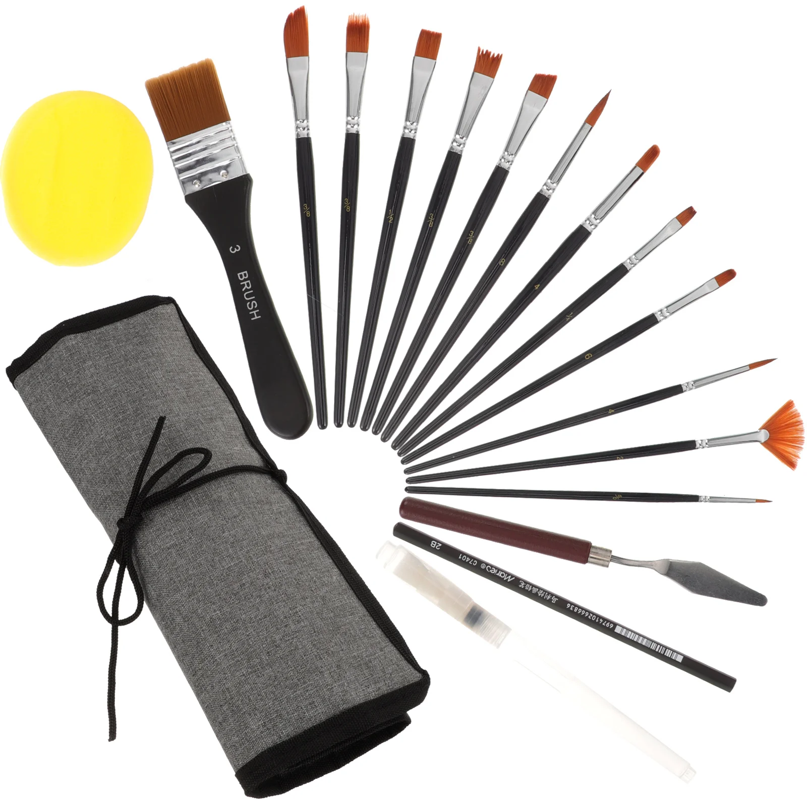 

1 Set of Painting Brushes Oil Brushes Artist Brushes Watercolor Painting Brushes Drawing Brushes