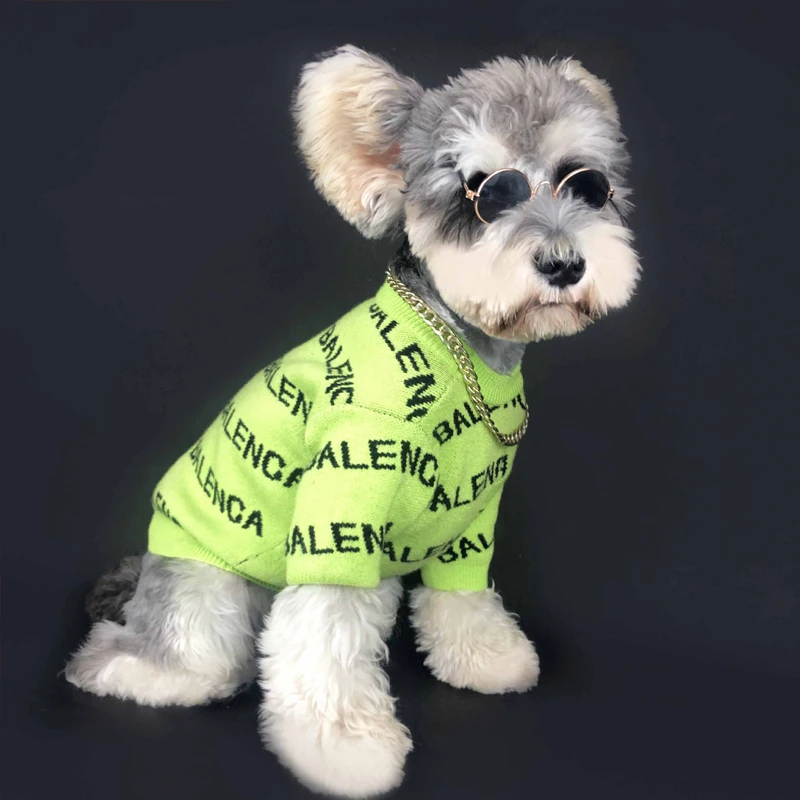 

Модная одежда для собак, осенняя версия, французский бульдог, йоркширский Чихуахуа, Тедди, свитер для собак с надписью, одежда для собак