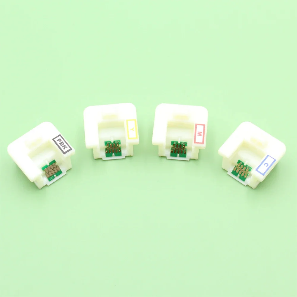 Чип картриджа с держателем для Epson F6070 F7070 F6270 F6000 F6200 F7200 F9200 F9300 F9370 T7411 40 шт. 4 цвета