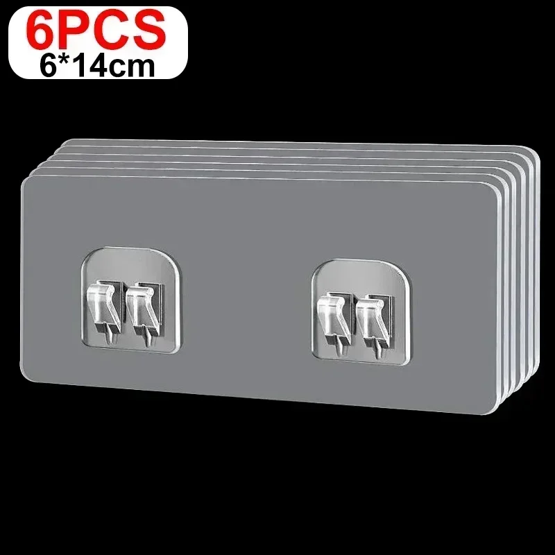 

Прозрачные самоклеящиеся крючки ABS 2 кг