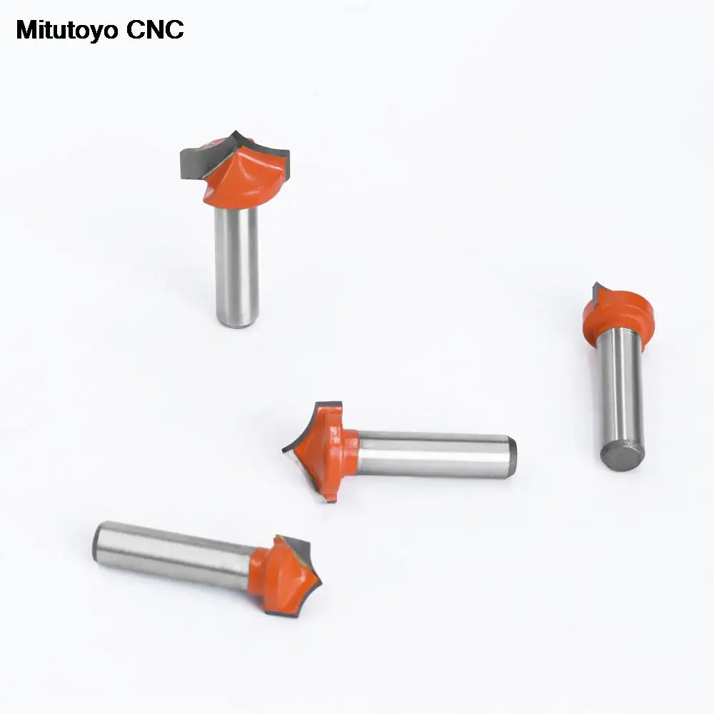 

Фрезы 4 шт./лот с хвостовиком 8 мм, твердосплавные круглые насадки для дрели, шейкеры, Деревообрабатывающие инструменты