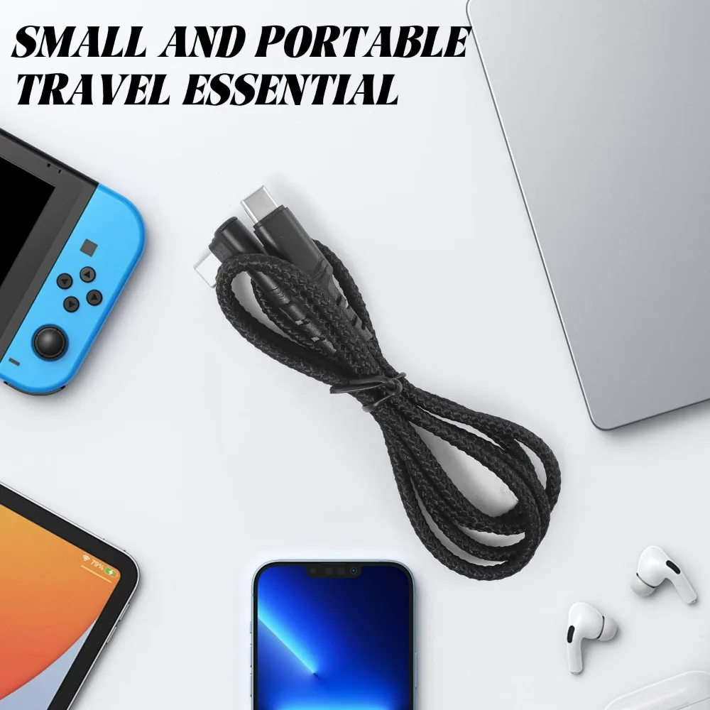 Фото Кабель USB C-USB C мощностью 100 Вт, 90-градусный кабель для передачи данных для iPad, MacBook Pro, Xiaomi, Samsung, Huawei, кабель для быстрой зарядки, двойной кабель для передачи данных TypeC №5