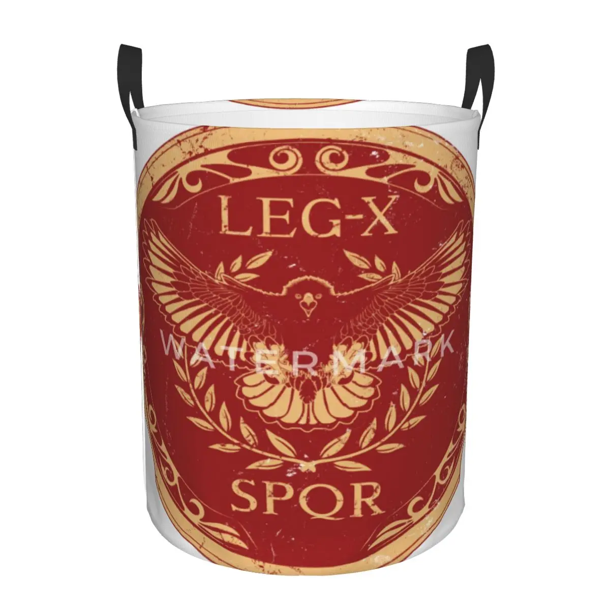 

Круглая Корзина SPQR, корзина для хранения с двумя ручками для ванных комнат