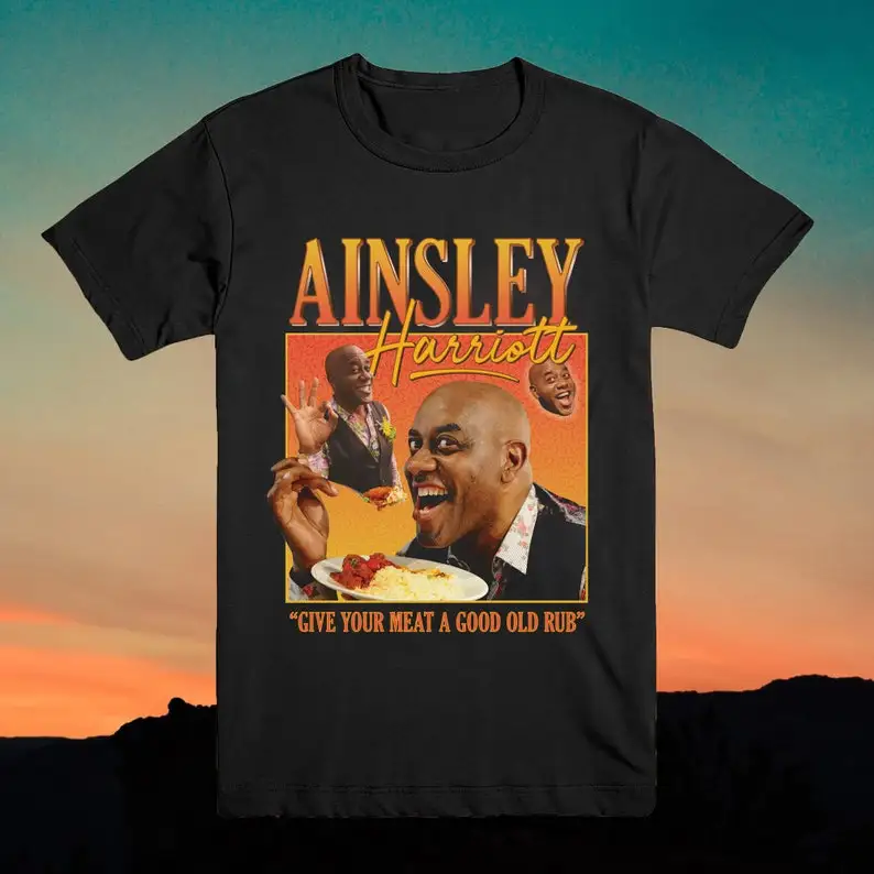 

Ainsley Harriott T Shirt Vintage T-shirt Top Shirt Tee Funny Retro 90's