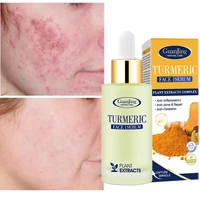 lighten acne marks turmeric facial serum acne treatment face cream scar blackhead remove repair gel oil control shrink pores 30g