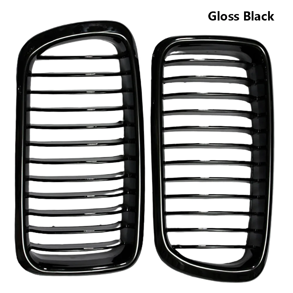 

2 шт. автомобильный передний бампер, решетка для почек, гоночные решетки, глянцевый/матовый черный для BMW 7 серии E38 1999 2000 2001, замена автомобиля