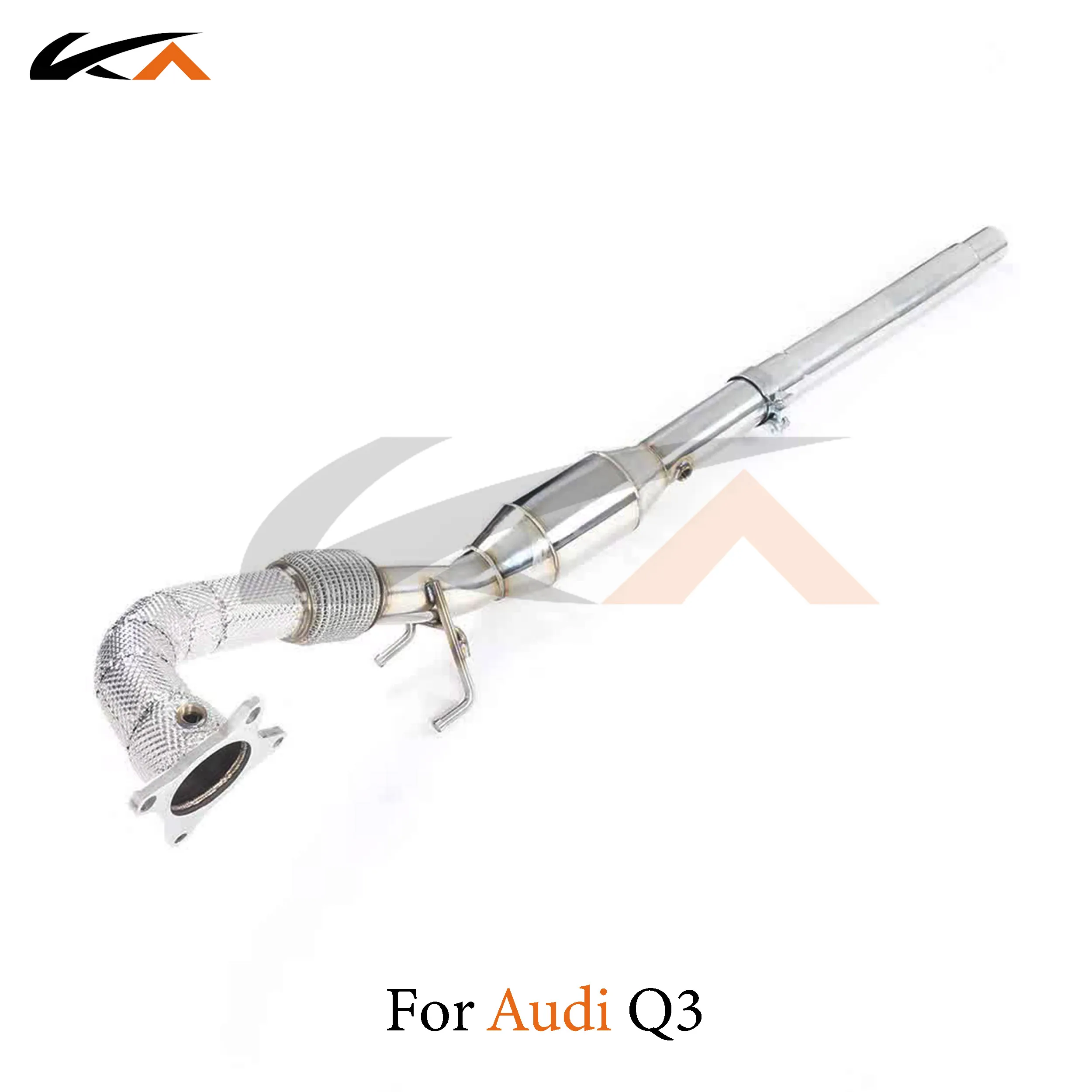 Стальные насадки для выхлопной трубы KA тюнинг Audi Q3 2 0 T