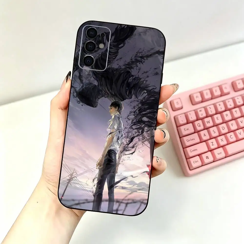 Фото Чехол для телефона Anime Superpower Kei A-Ajin для Samsung S26,25,24,21,22,21,20,10,9,8,7,6,Ultra,Plus,Fe, Lite, черный чехол №5