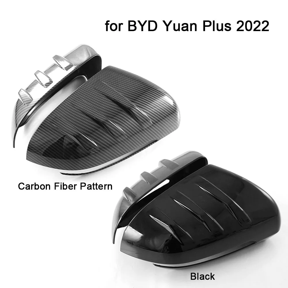 

1 Pair Car Rearview Mirror Cover Trim Rear View Cap for BYD Yuan Plus 2022 Door Side Mirror Protective Covers Auto Accessories