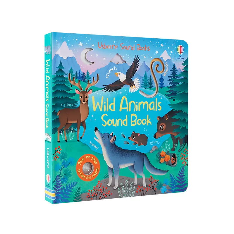 

Milumilu дикие животные звуковая книга оригинальные английские книги Usborne звуковой механизм