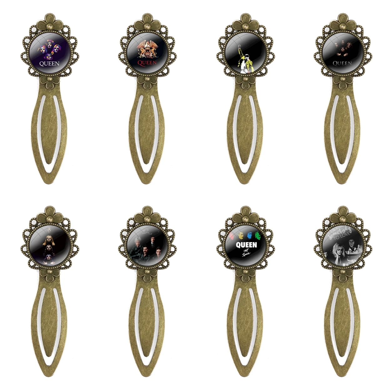 

Queen Rock Group Creative Metal Bookmarks Gift For Friends Stationery School Office Supply