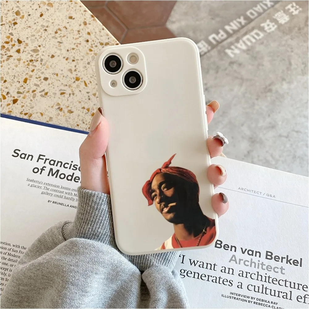 Rip Raper 2pac Phone Case For Iphone 11 13 14 Pro Max X Xr Xs Se2020 12mini White Cover