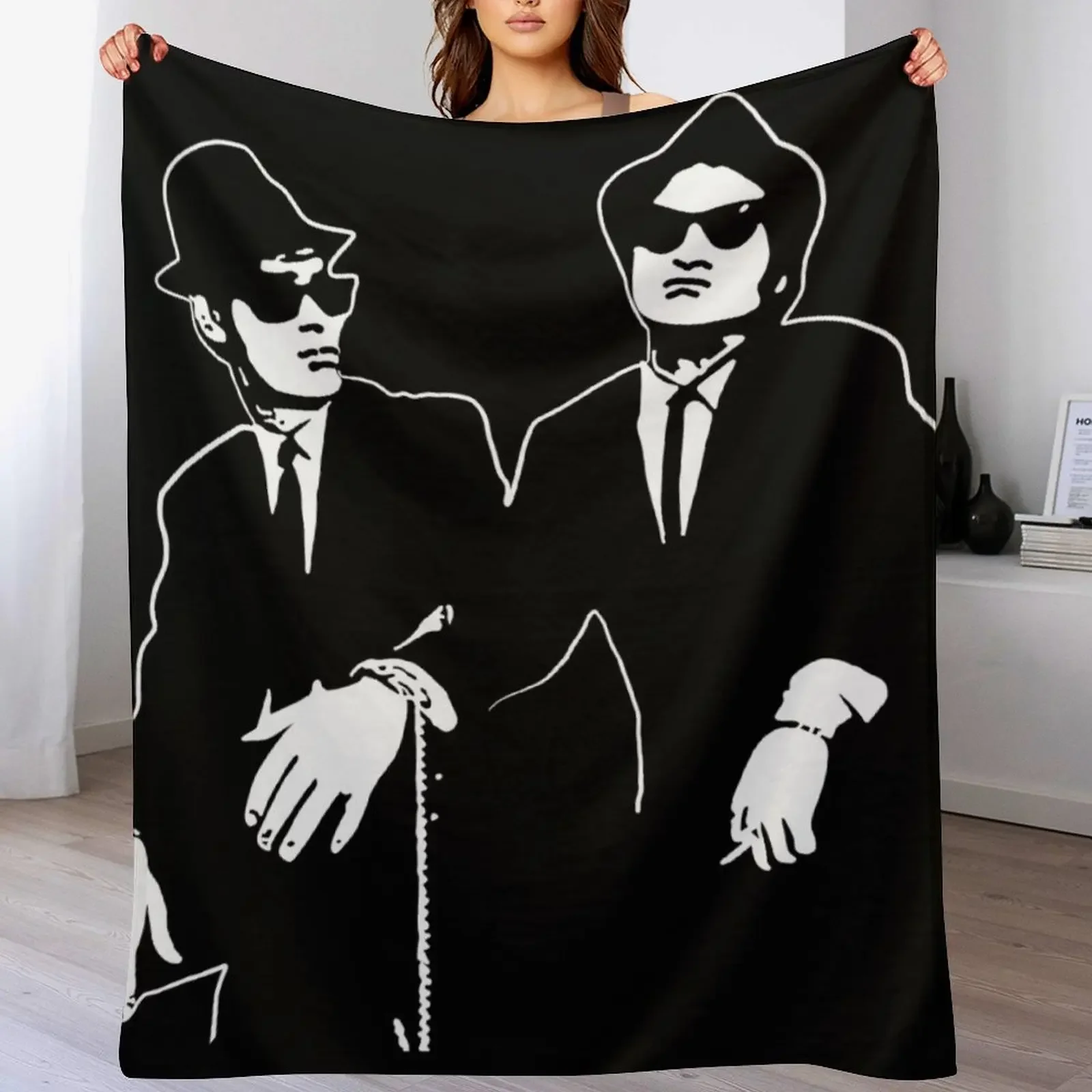 Blues Brothers — одеяло Jake &amp Elwood спальный мешок фланелевые дорожные одеяла для ретро