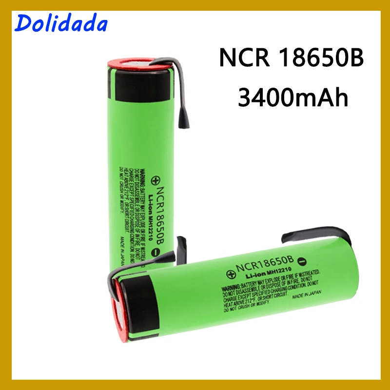 

Оригинальный литиевый перезаряжаемый аккумулятор для фонарика и электронной сигареты 18650 3,7 в 3400 мАч 18650