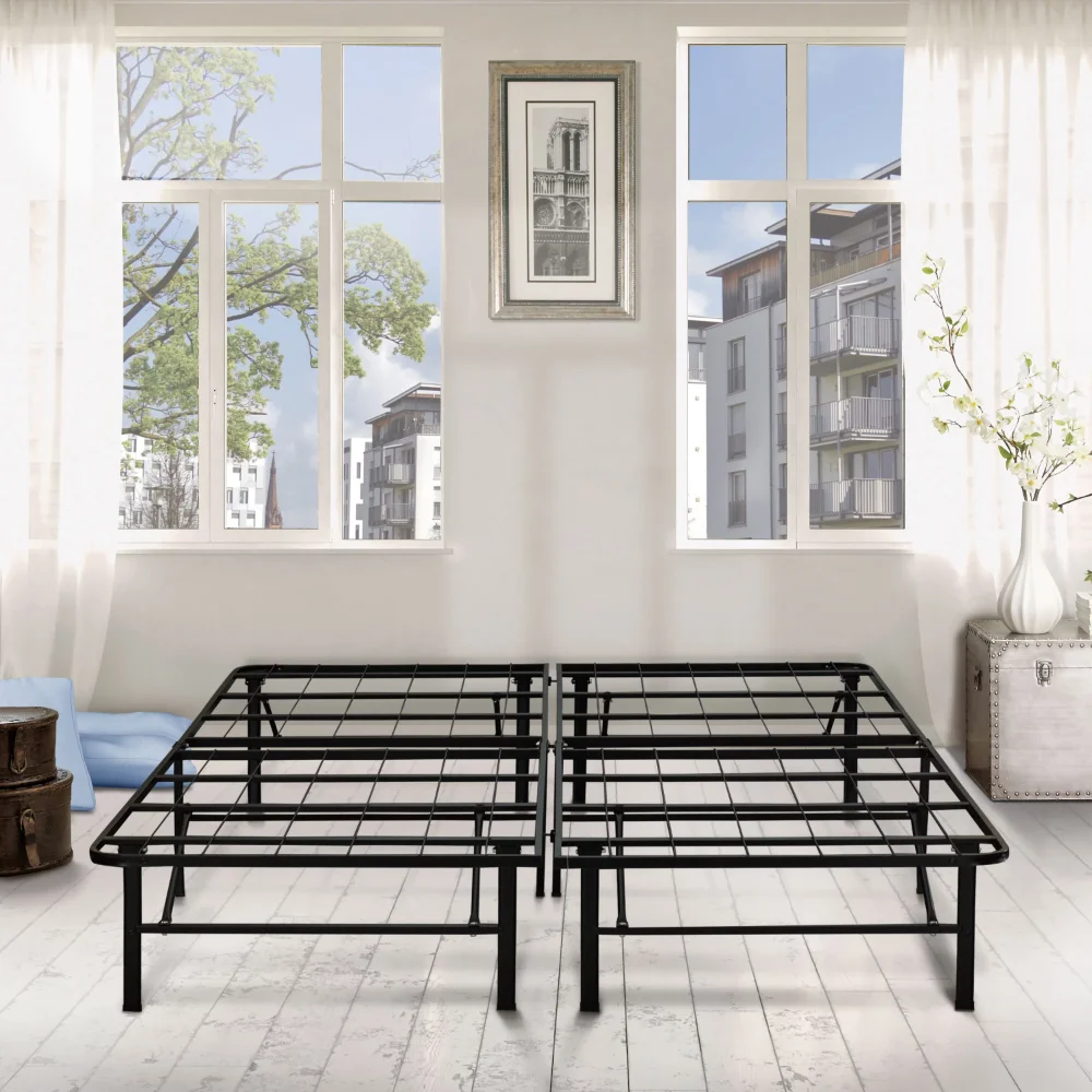 

Boyd Sleep 14" Platform Metal Bed Frame with Under Bed Storage, Queen
