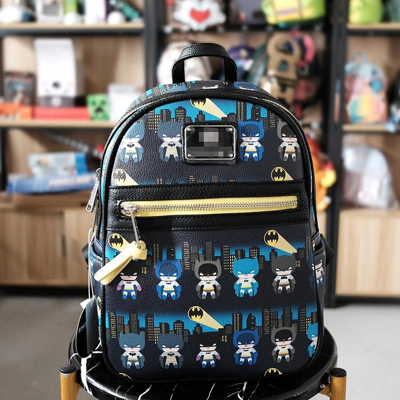 Женский рюкзак из ПУ кожи с принтом Бэтмена