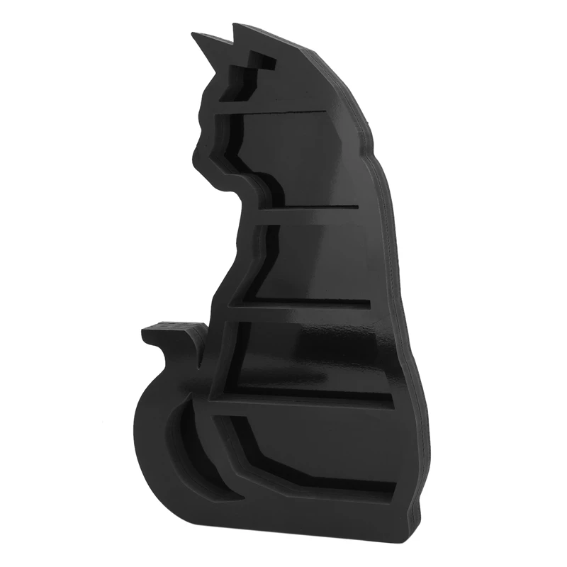 

Black Cat Crystal Shelf Cat Crystal Essential Oil Display Wall Shelf For Storage Living Room Bedroom Home Storage Shelf