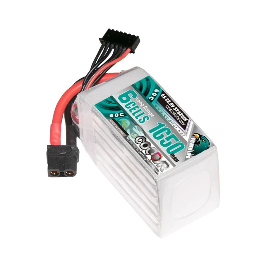 

CD2-6S165060HV 1650MAH 3S 4S 6S 60C Long Endurance Lightweight Traverser Lithium Battery