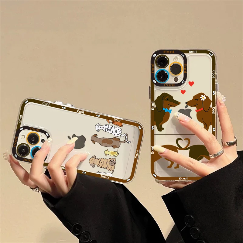 

Dachshund Dog Phone Case for iPhone 11 12 13 Mini Pro Max 14 Pro Max Case shell