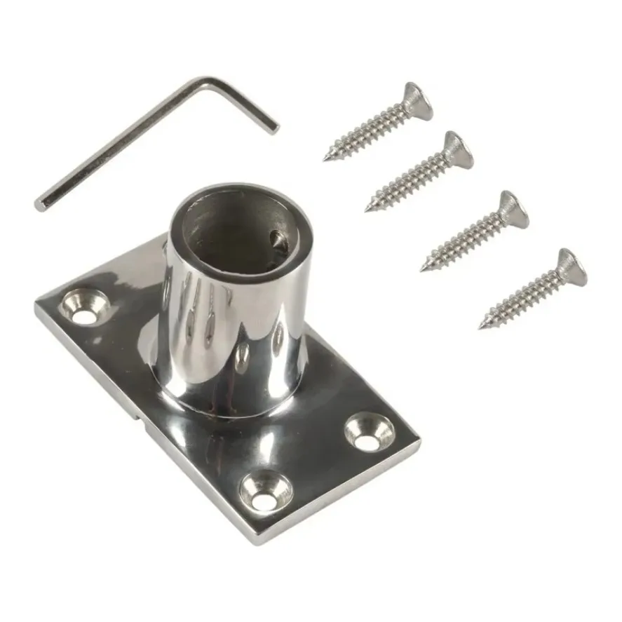 Поручень для палубы лодки прямоугольное основание тяжелая дудка 90 градусов