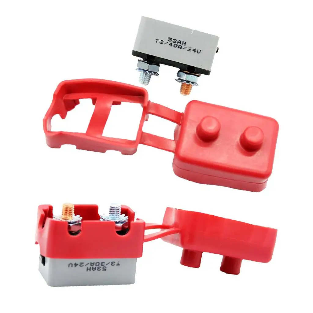 

2 Pieces Car RV Marine Boat 30A+40A Manual Reset Circuit Breaker