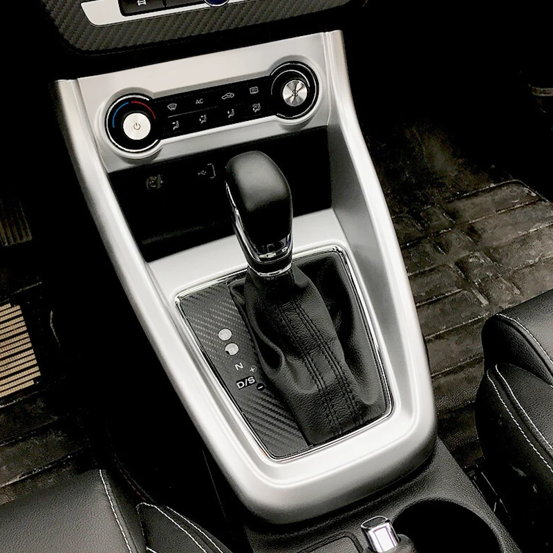 

ABS Plastic For MG ZS 2018 2019 accessories Car gear shift knob frame panel Decoration Cover Trim Car Styling Only for LHD