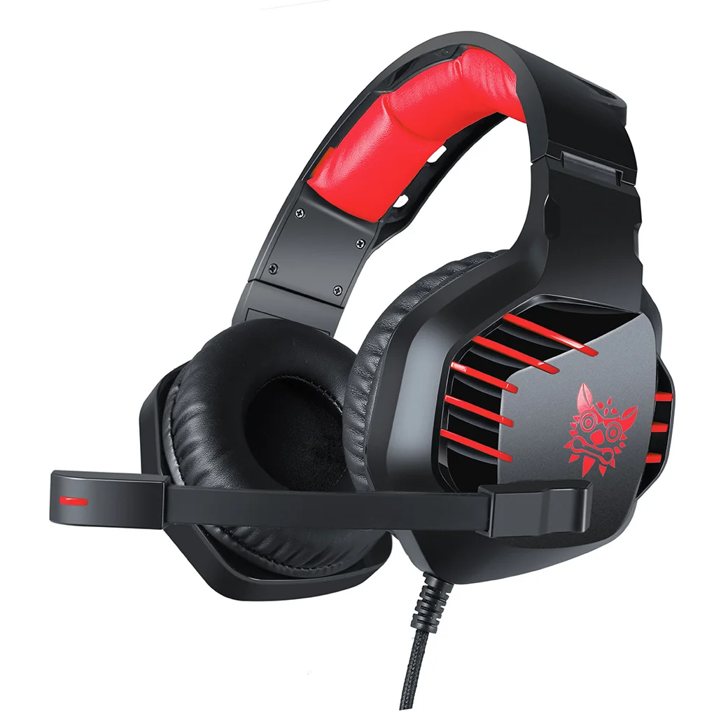 

3.5mm Game Headphones Gaming Headset Noise Reduction Microphone Computer Mobile Phone LED Light Earphone