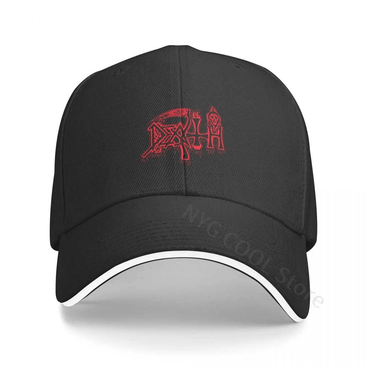 

Deaths Rock Logo Baseball Cap Summer Unisex 2023 Casual Sandwich Baseball Cap Personalized Casual Hat