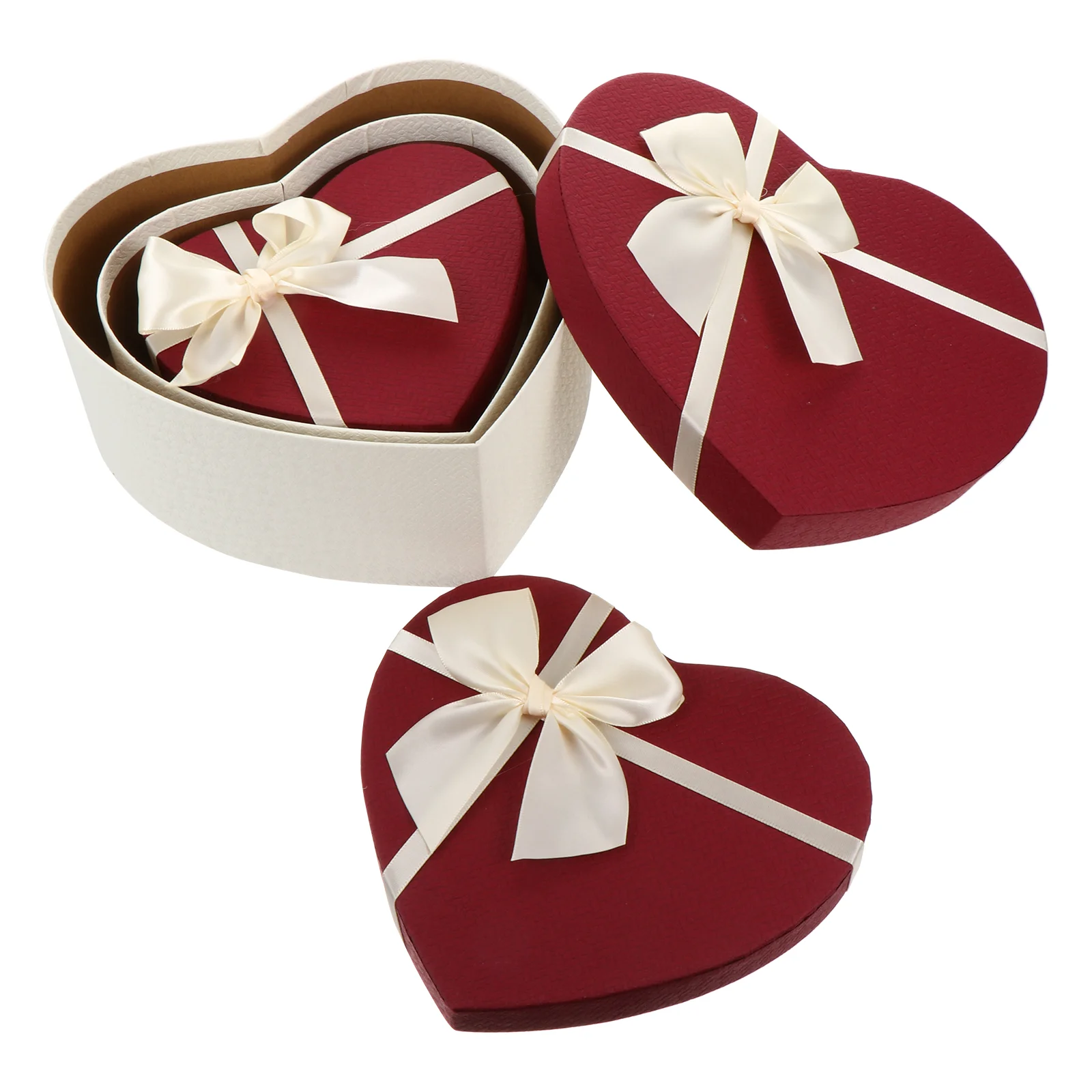 

3pcs Cardboard Jewelry Case Jewelry Paper Box Wedding Treat Boxes Wedding Party Favor Box Gift Packing Box