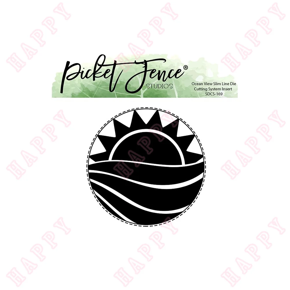 

Metal Cutting Dies Ocean View Scrapbook Diary Photo Album Decoration Paper Craft Embossing Template DIY Greeting Card Handmade