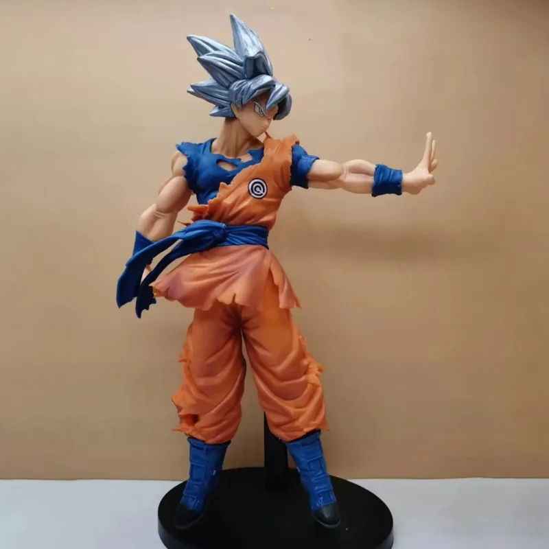 

24cm Dragon Ball Z Son Goku Kakarotto Super Saiyan Ultra Instinct Migatte No Gokui Ultimate Action Figure Model Toys Kids GIft