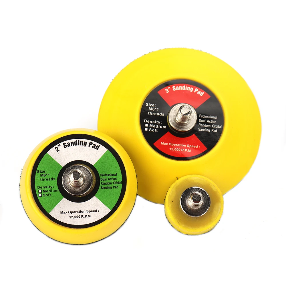 

1 шт. 1/2/3 дюйма полировальные подушечки шлифовальные подушечки M6 шлифовальные подушечки пневматические инструменты и аксессуары для рисольных пластин