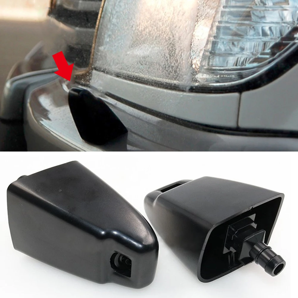 

Форсунка омывателя автомобильных фар, 2 шт., черная струйная насадка для водяного распылителя фар, 85044-60060 для Toyota LAND CRUISER 100, 1998-2007