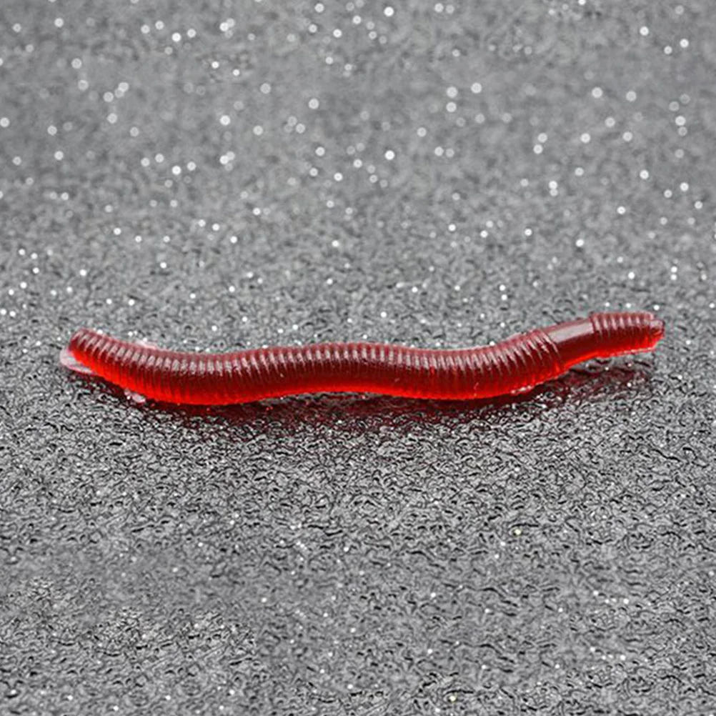 Настоящих червяков. Красные дождевые черви. Земляной червь наживка.